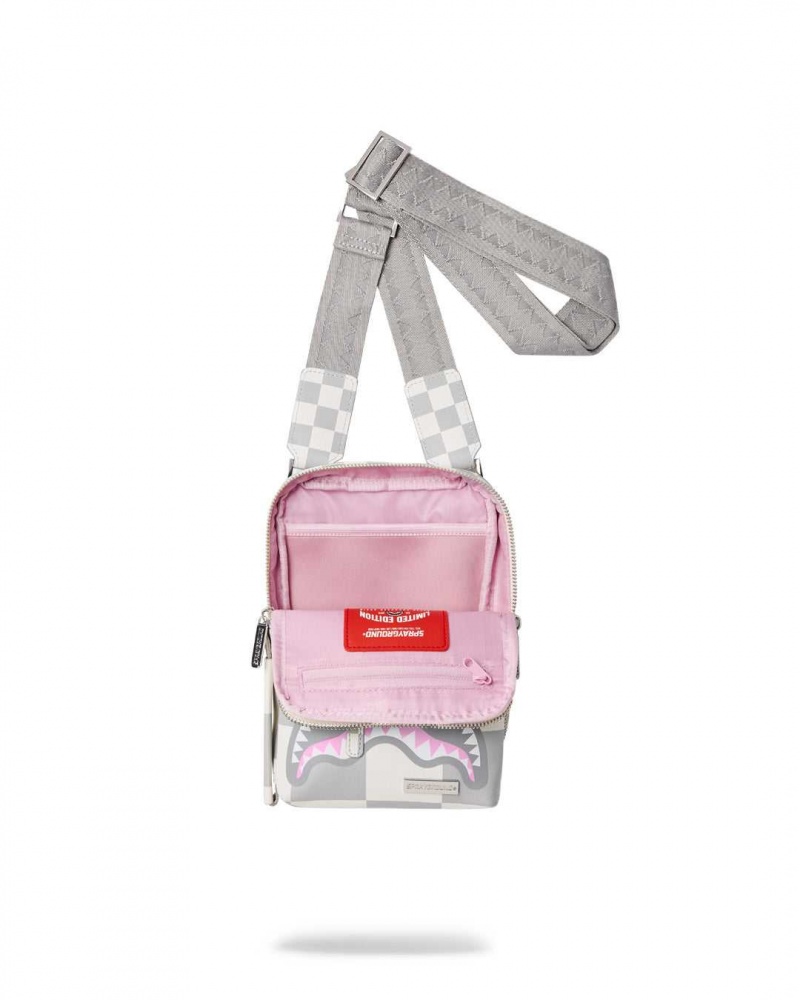 Sprayground Bag XTC LA PALAIS SLING White | PQCEV0351