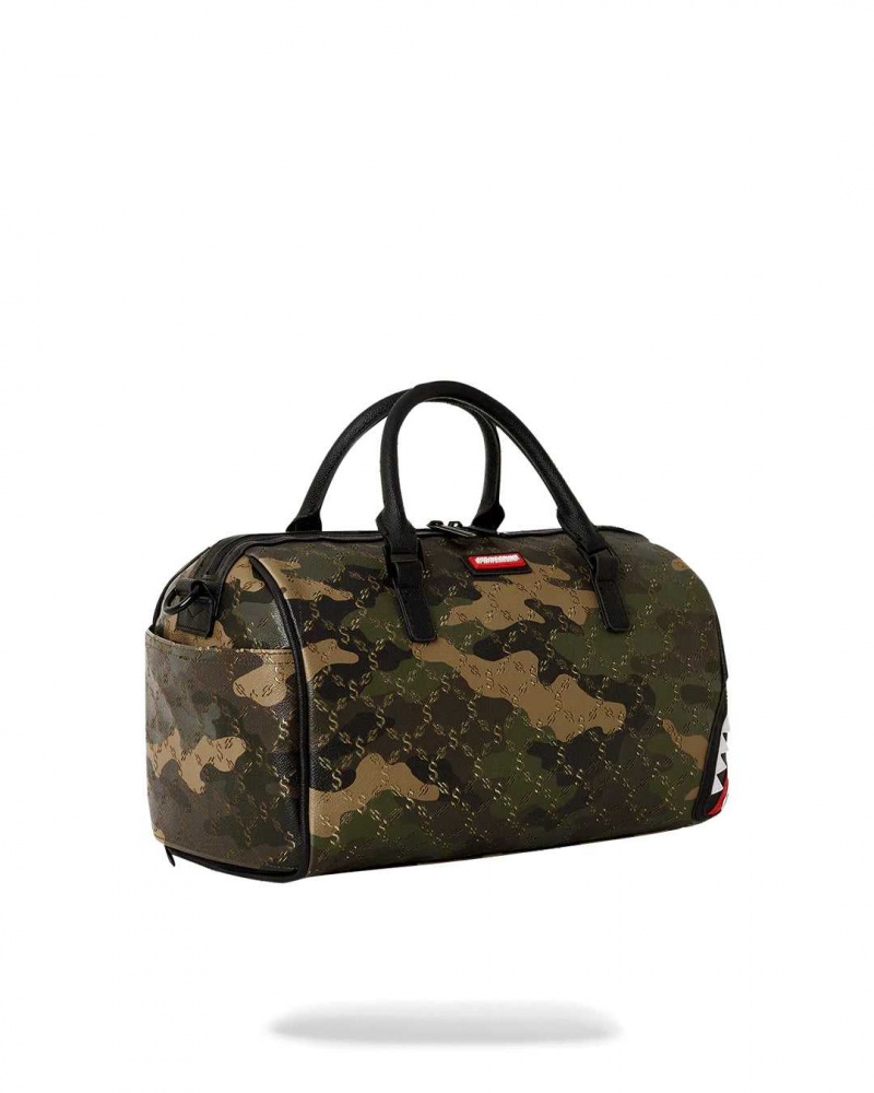 Sprayground Bag $ PATTERN MINI DUFFLE Camo Green | DXPBK8613