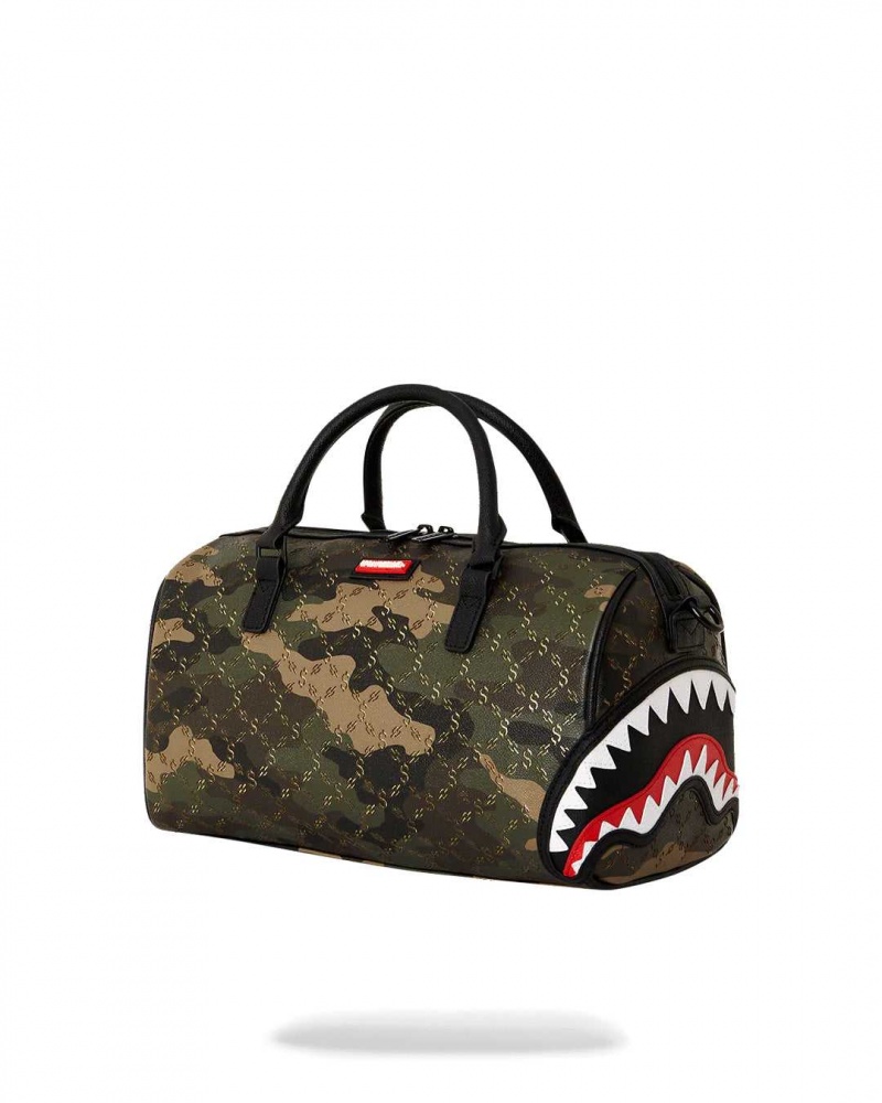 Sprayground Bag $ PATTERN MINI DUFFLE Camo Green | DXPBK8613