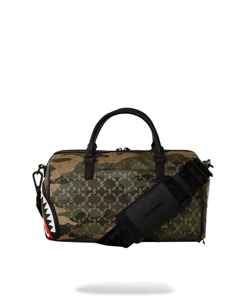 Sprayground Bag $ PATTERN MINI DUFFLE Camo Green | DXPBK8613