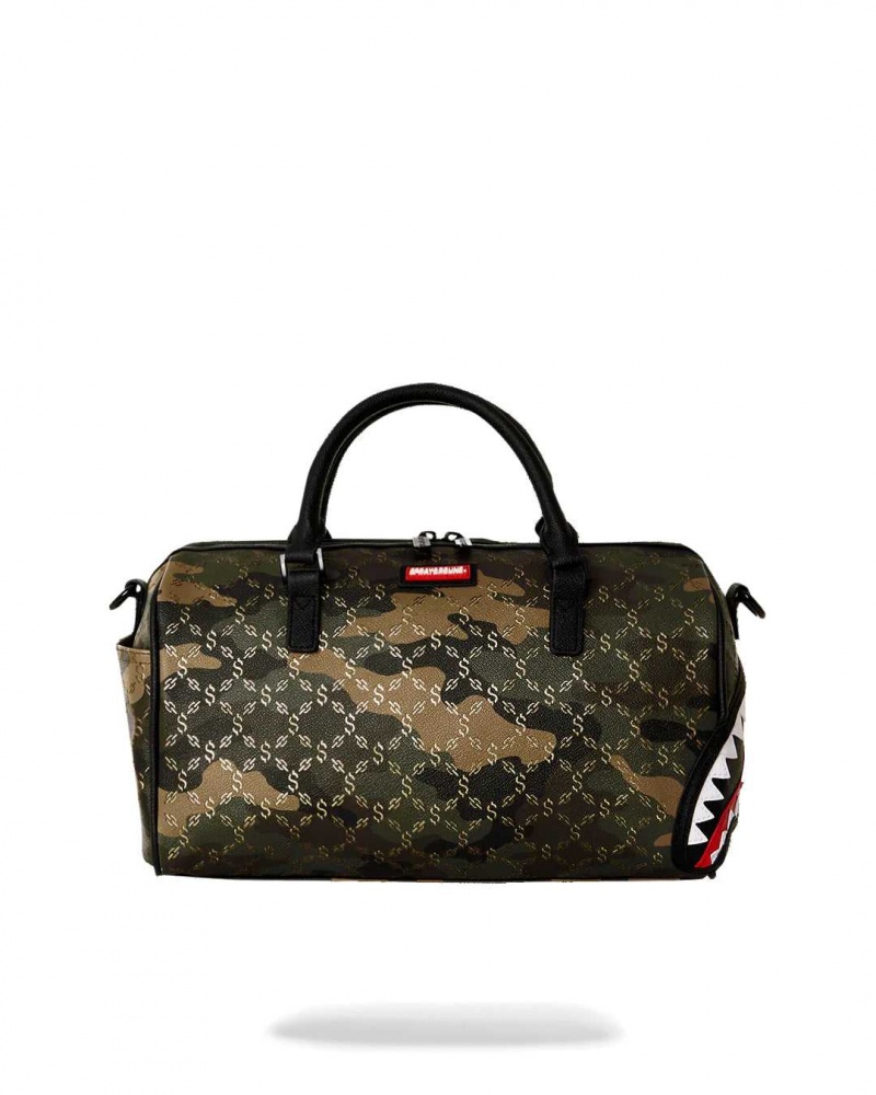 Sprayground Bag $ PATTERN MINI DUFFLE Camo Green | DXPBK8613