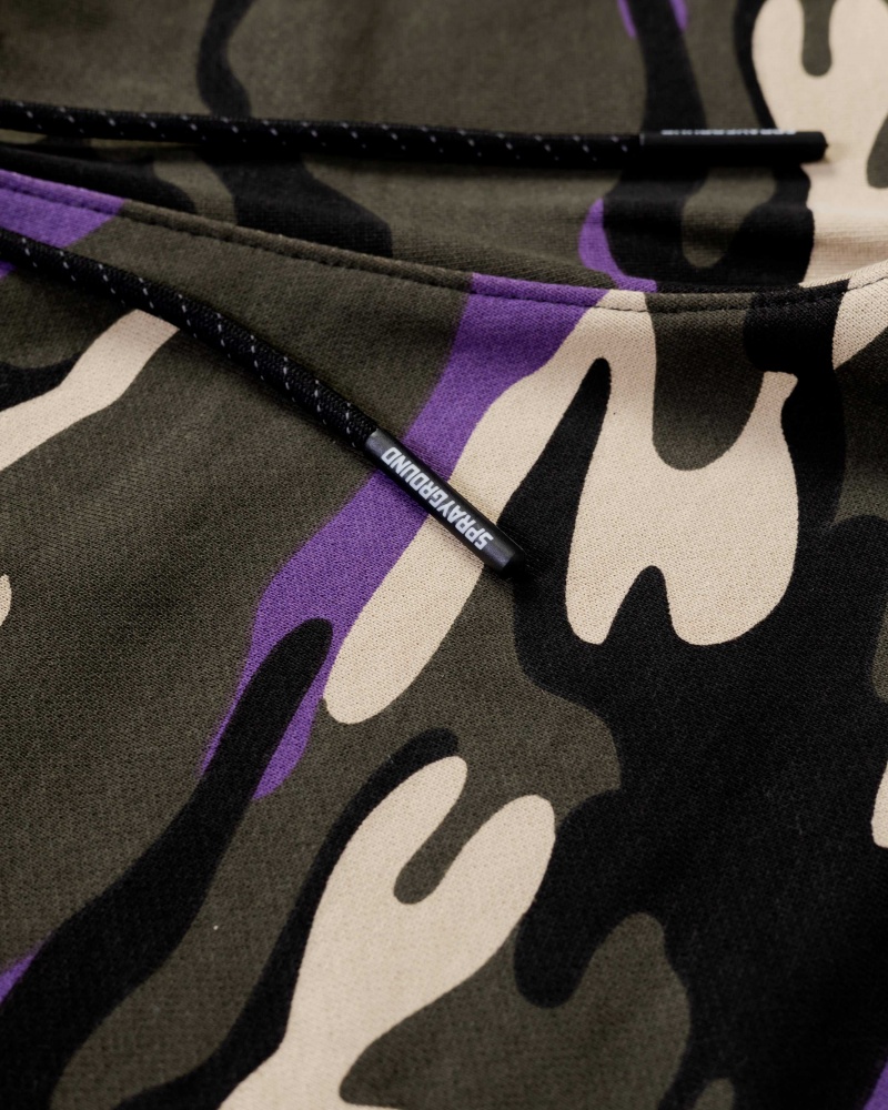 Sprayground Bermuda SHORTS Purple Camo Purple | RGSMJ6158