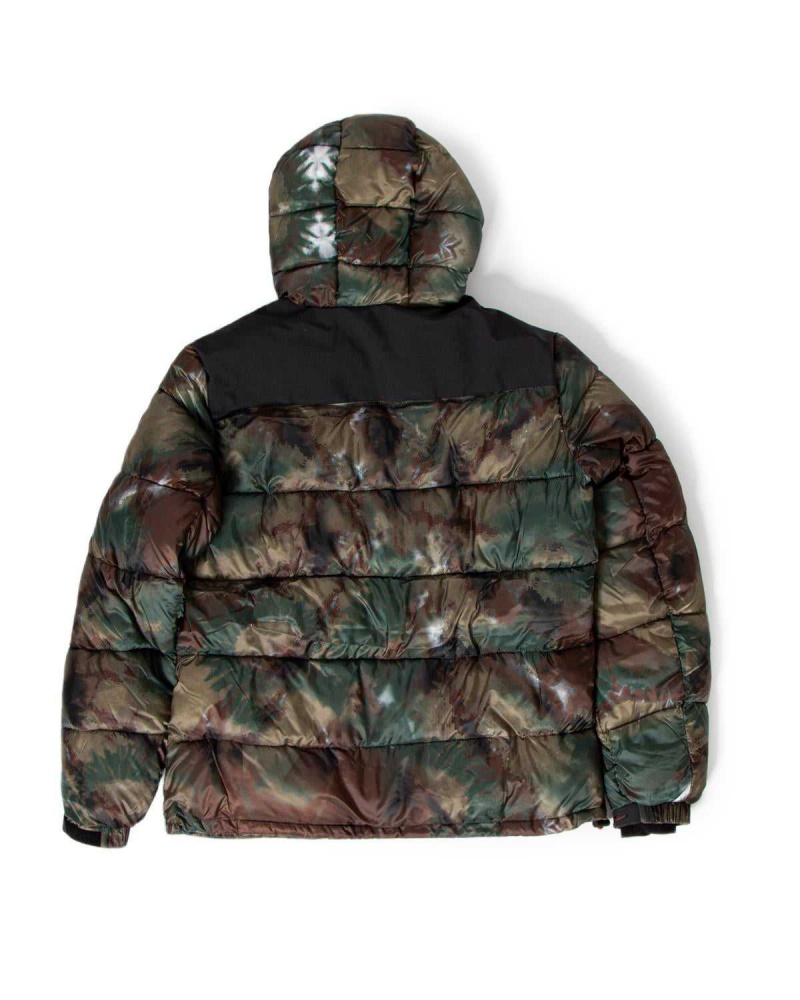 Sprayground Down Jacket SG CAMOSHARK Green | CWRZA1328