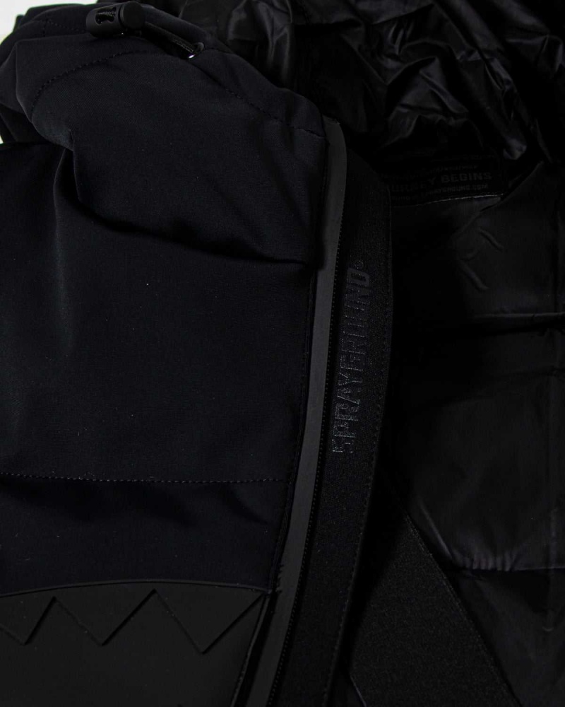 Sprayground Down Jacket SG TRIPLEBLACK Black | GNHKJ0426