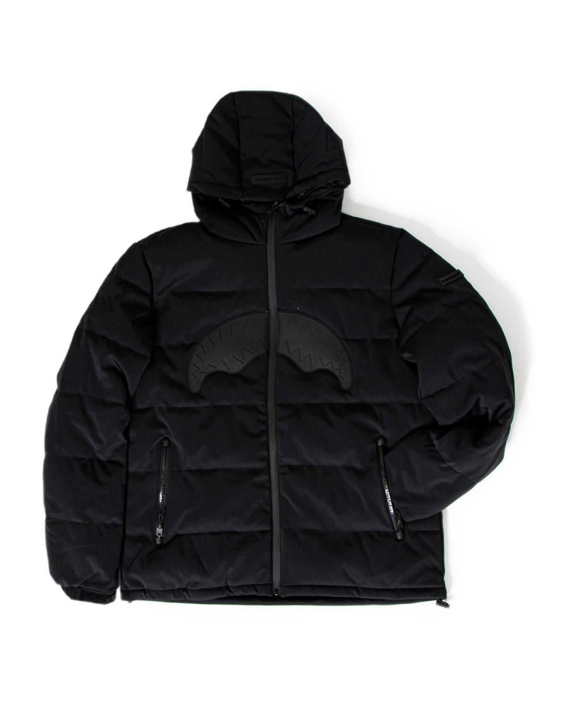 Sprayground Down Jacket SG TRIPLEBLACK Black | GNHKJ0426