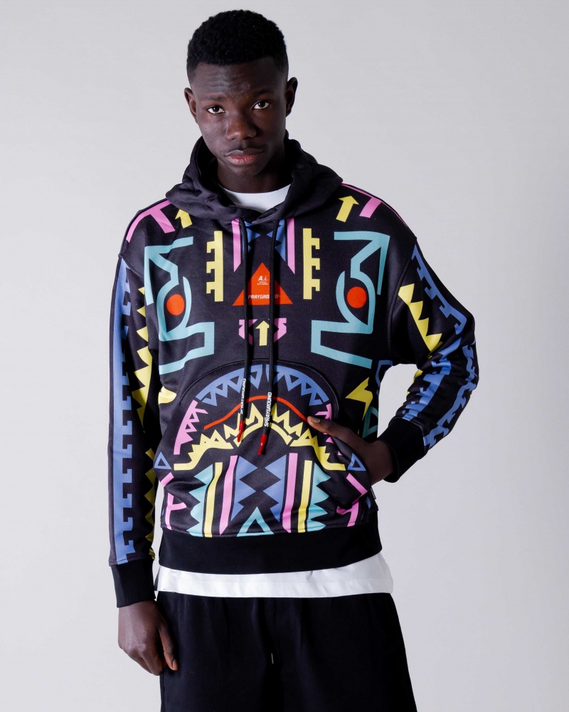 Sprayground Hoodie A.I HOODIE Black | KQUHD1680