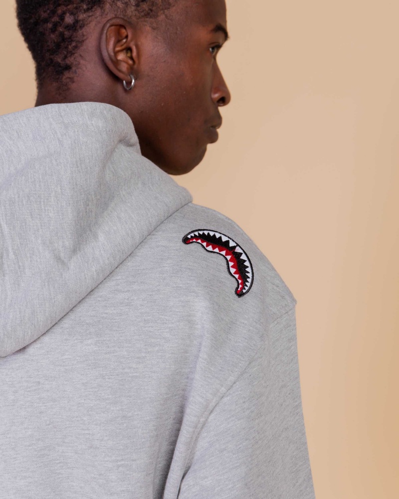 Sprayground Hoodie ANATOMY BEAR HOODIE Grey | FAXNY6901