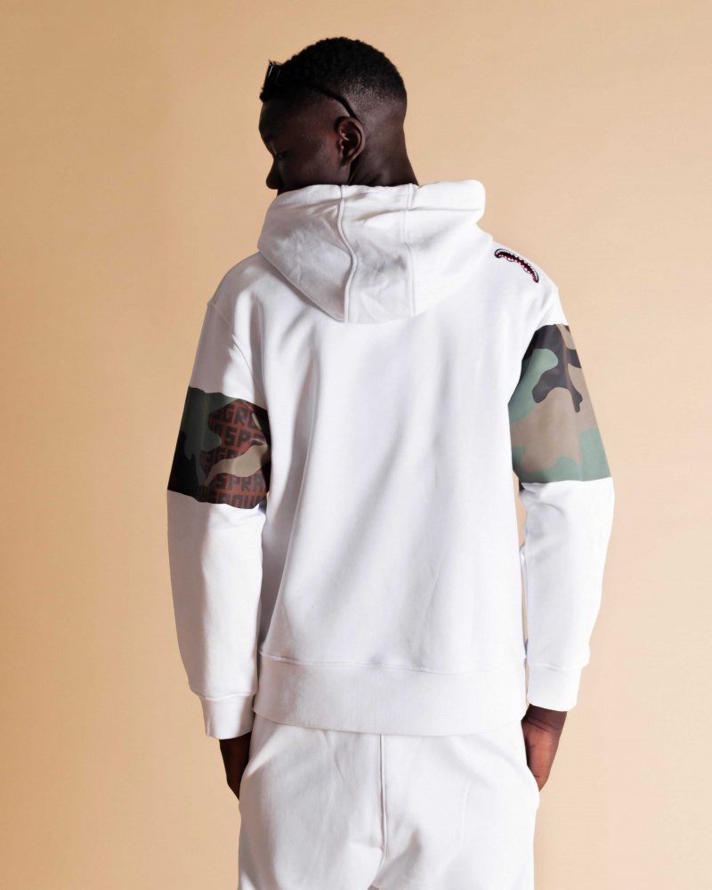 Sprayground Hoodie ANDRE SPRAYGROUND HOODIE Camo White | TAEUJ7021