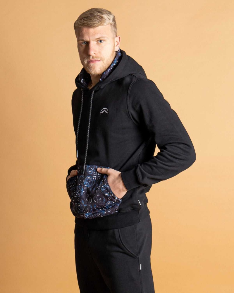 Sprayground Hoodie BANDANA HOODIE Black | LWOMG5936