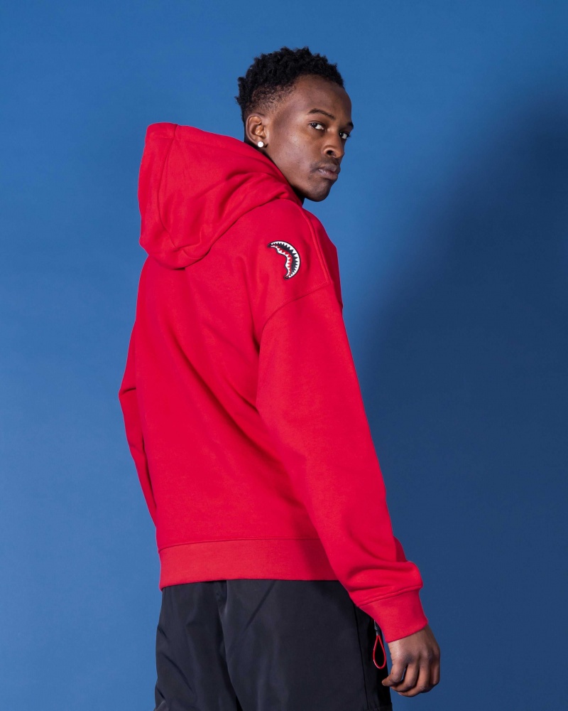 Sprayground Hoodie BREAK THE SHARK Red | YOTRX9675