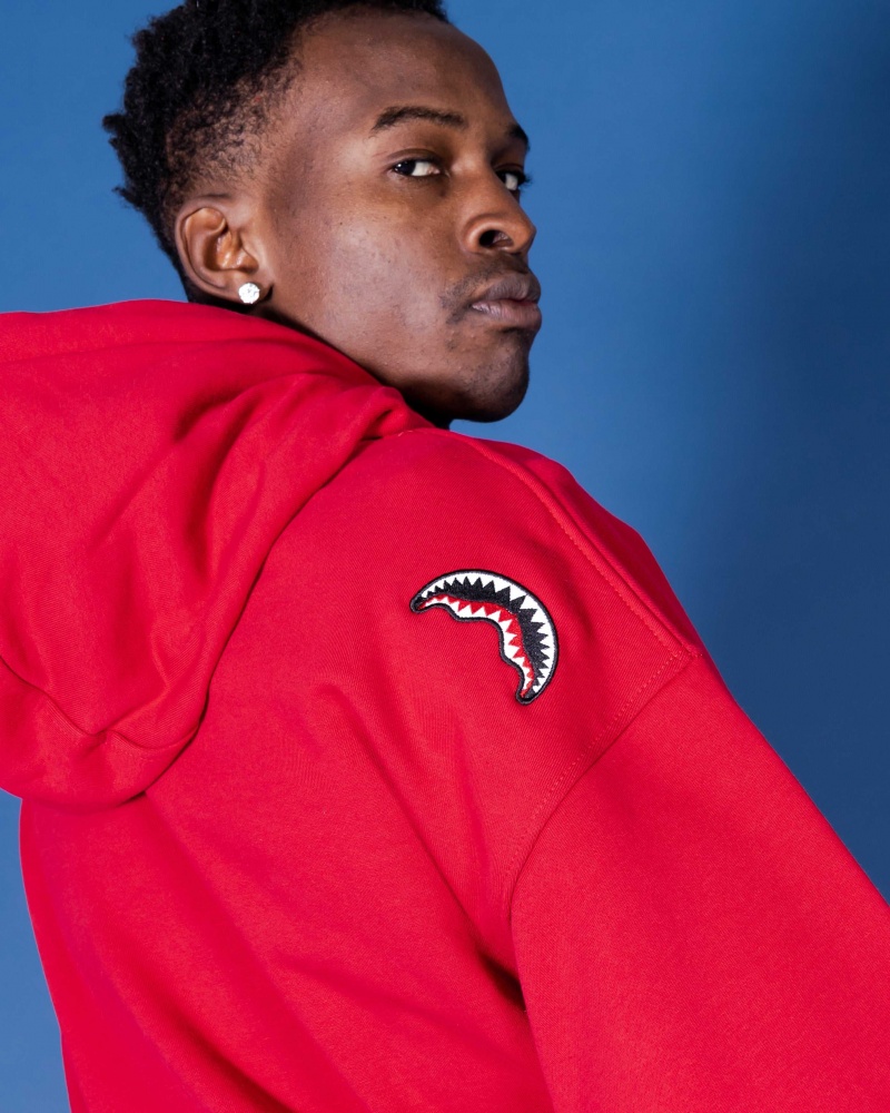 Sprayground Hoodie BREAK THE SHARK Red | YOTRX9675