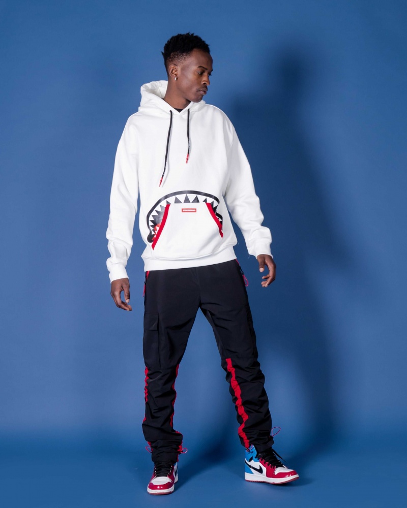 Sprayground Hoodie HIDDEN SHARK White | RDYVI2956