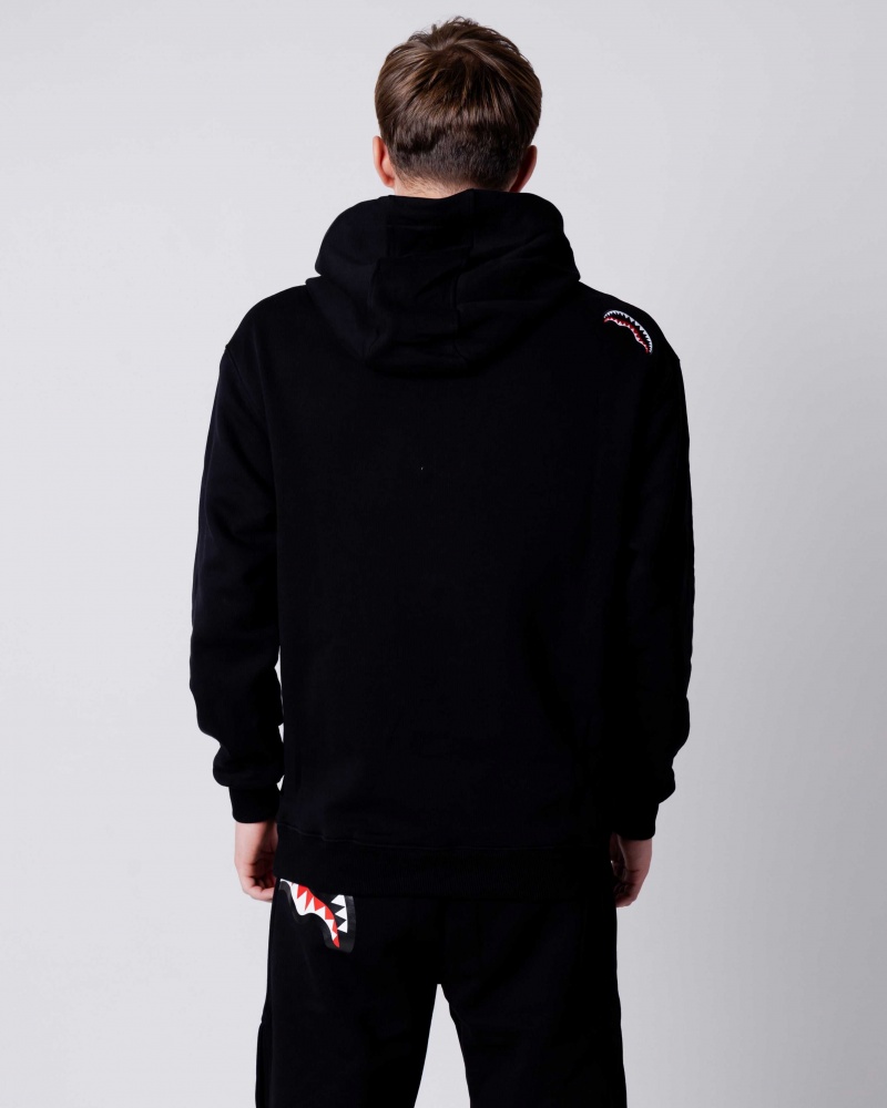 Sprayground Hoodie HIDDEN SHARK Black | LSCAI9610