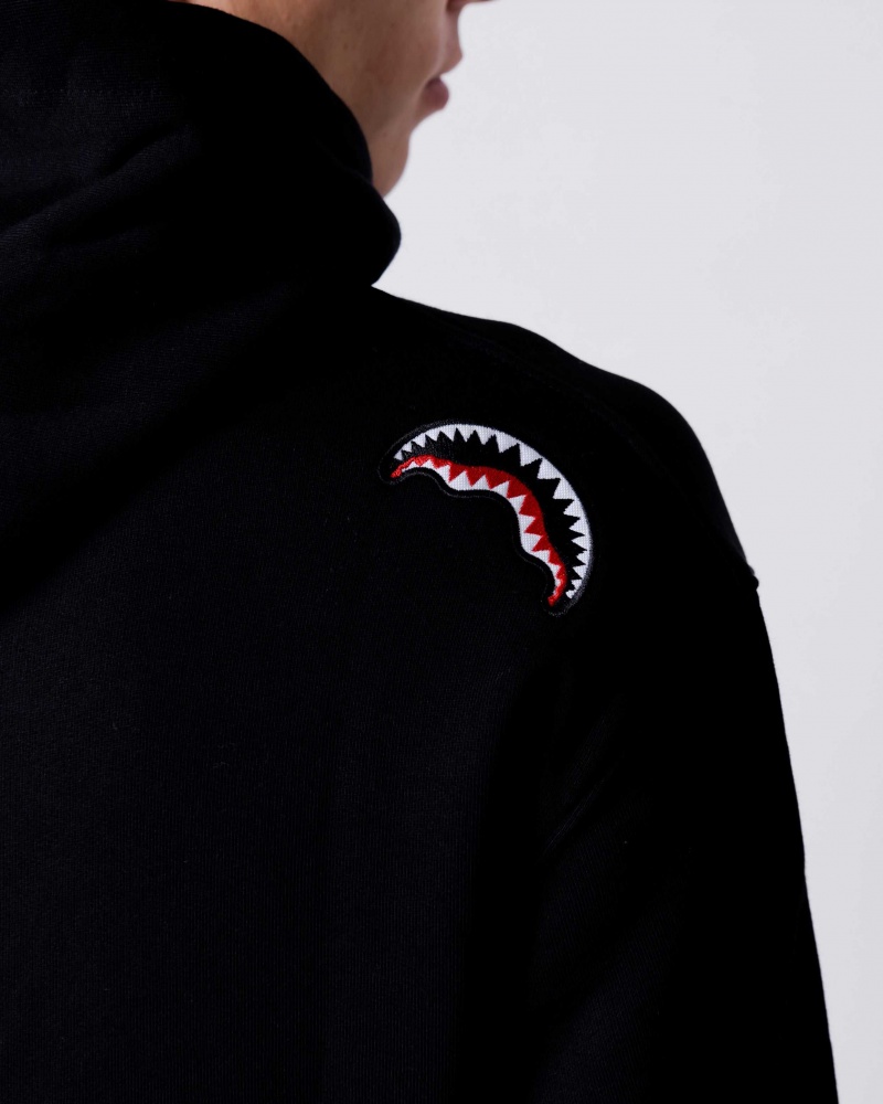 Sprayground Hoodie HIDDEN SHARK Black | LSCAI9610