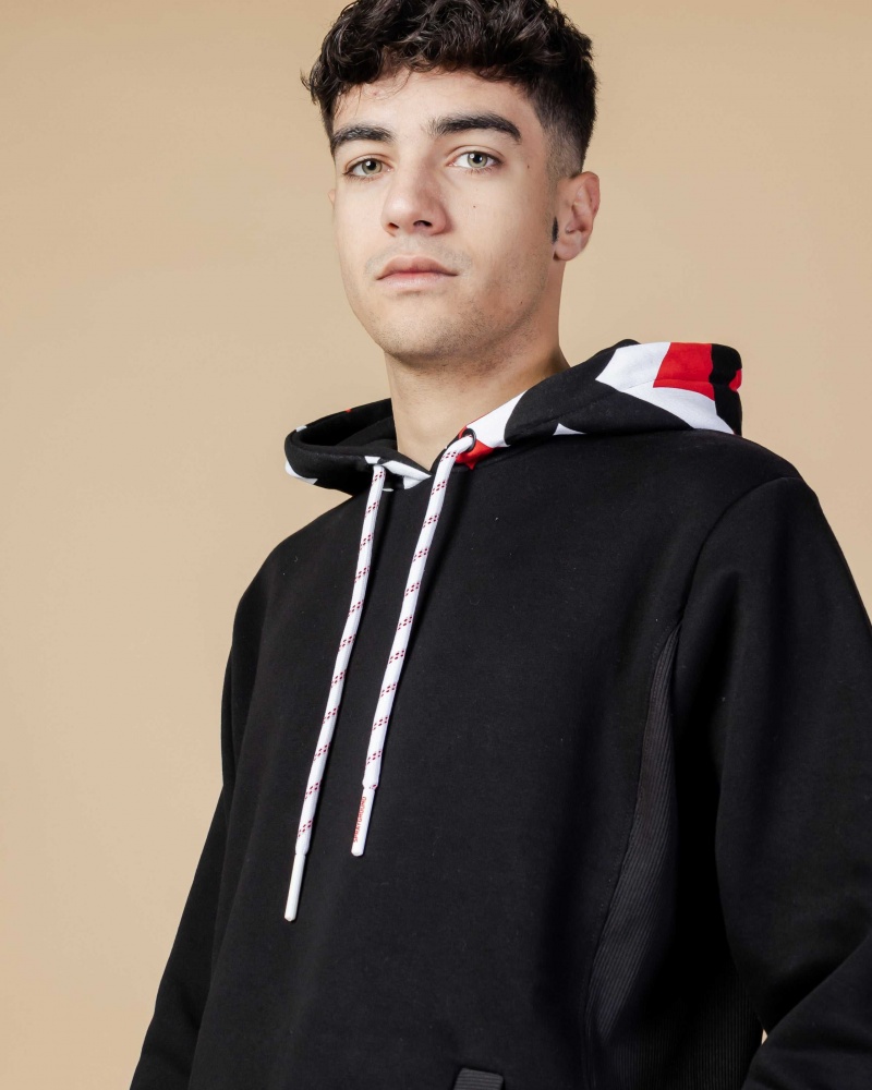 Sprayground Hoodie LOGO CAP HOODIE Black | EPFDI3105