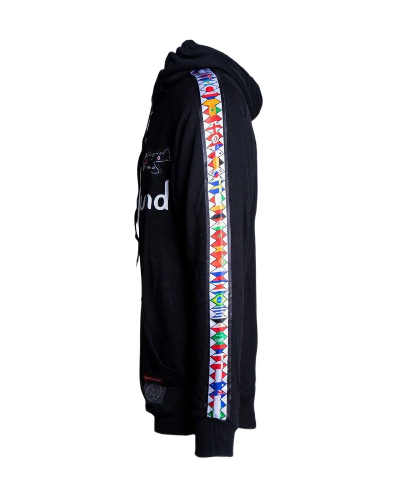 Sprayground Hoodie LOGO FLY Black | VKOXQ0397