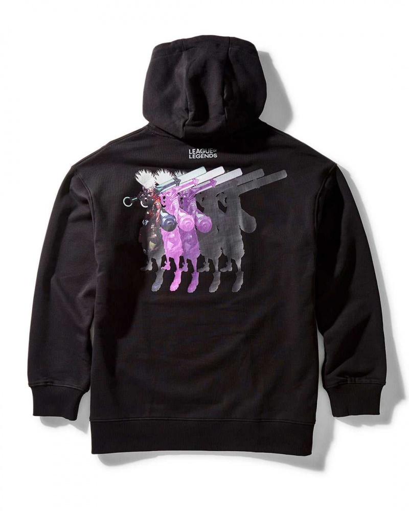 Sprayground Hoodie LOL EKKO HOODIE Black | INRHG1524