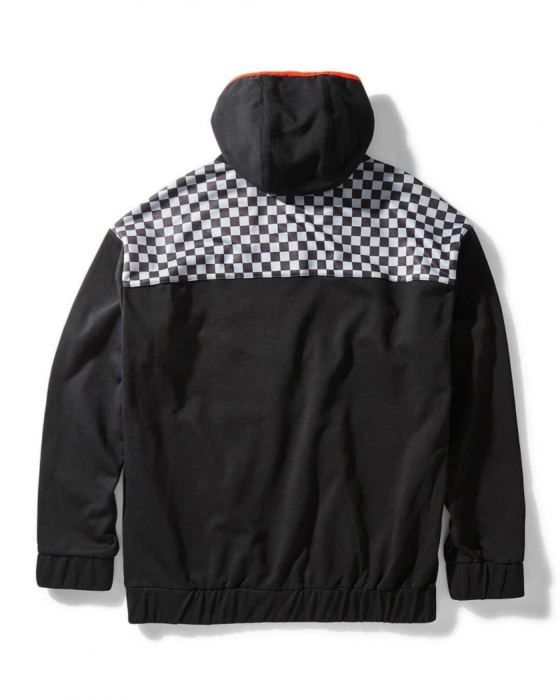 Sprayground Hoodie LOL JINX CHECKERED ZIP HOODIE Black | VPSUH4896