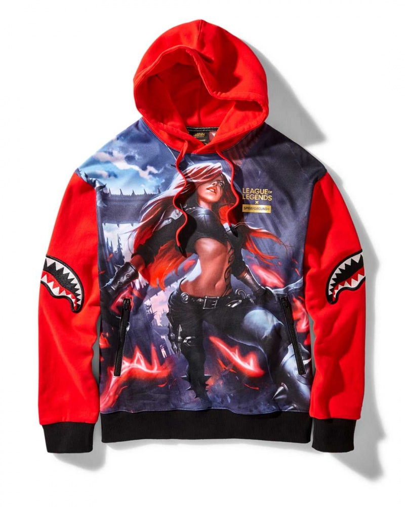 Sprayground Hoodie LOL KATRINA HOODIE Red | XNWKH7835