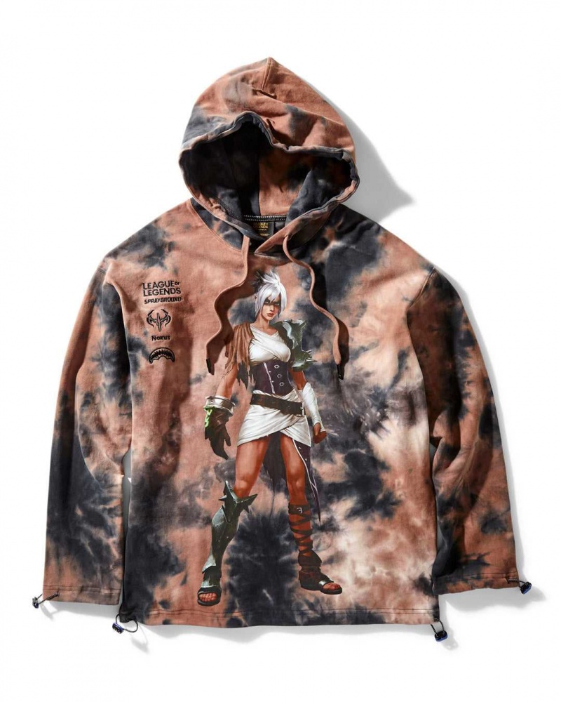 Sprayground Hoodie LOL RIVEN HOODIE Brown | UKCPR0613