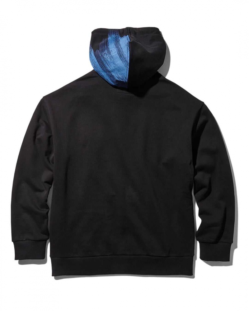 Sprayground Hoodie WIDE PAINT HOODIE PULLOVER Black | VXJPW7098