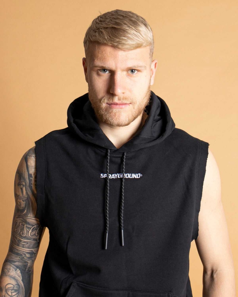 Sprayground Hoodie WITH-OUT HOODIE Black | VUOMF1709