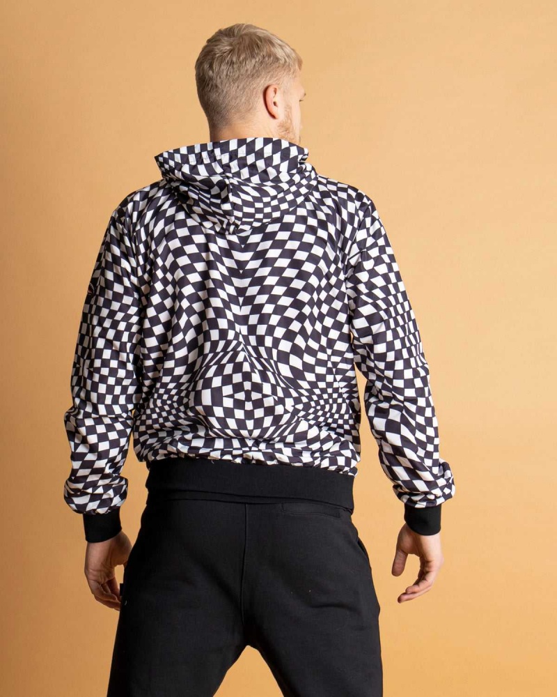 Sprayground Jacket PSYCHO CHECKERED Black | RQYOM4208