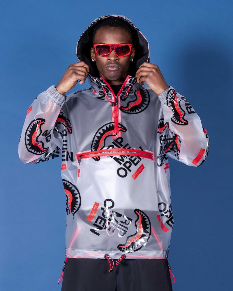 Sprayground Jacket RIP ME OPEN ANORAK Transparent | OTNEP4518