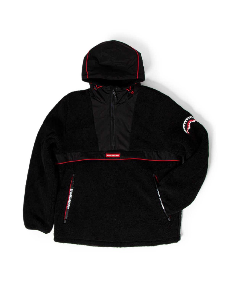 Sprayground Jacket SG TEDDYBEAR Black | NAUJR2831