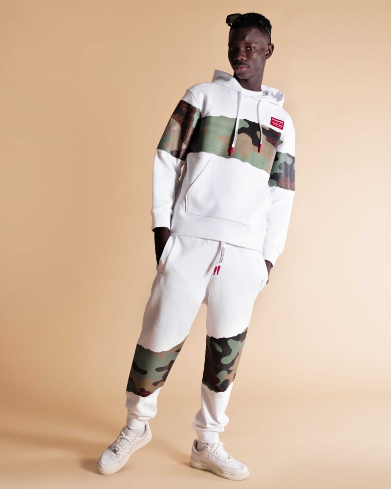 Sprayground Joggers ANDRE SPRAYGROUND PANTS Camo White | FONYD4960