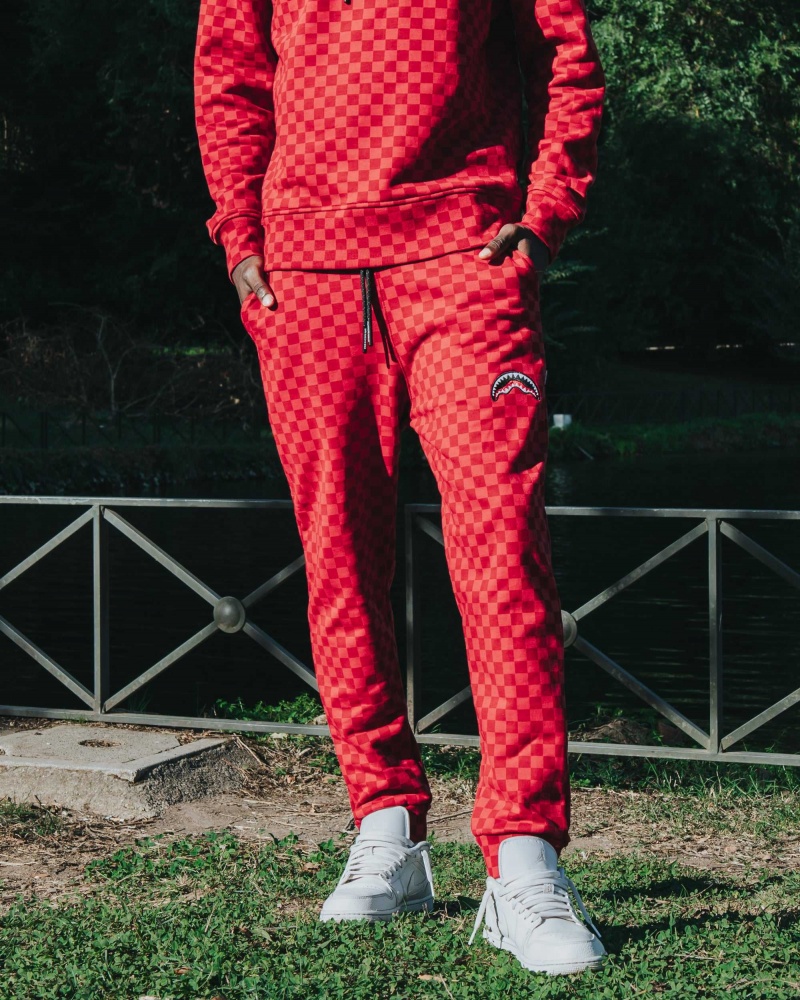 Sprayground Joggers BASIC PANTS Red | FIDHC9873