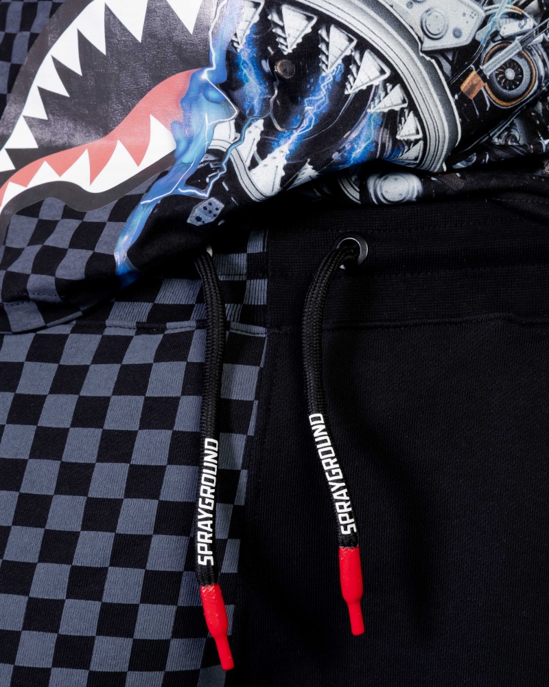 Sprayground Joggers ELECTRIC SHARKTRONICS Black | GBIWR0418