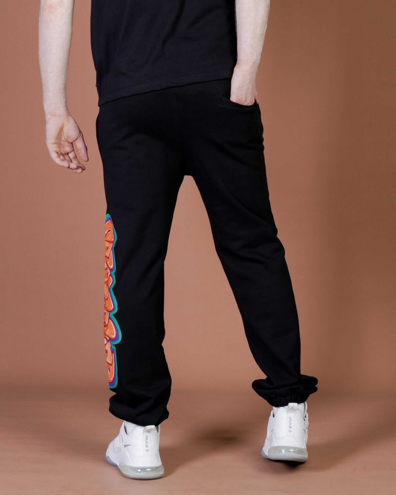 Sprayground Joggers GRAFFITI Black | YNMDS0698