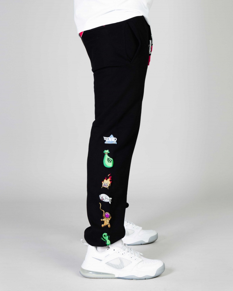 Sprayground Joggers PATCHES Black | ISVKO4792