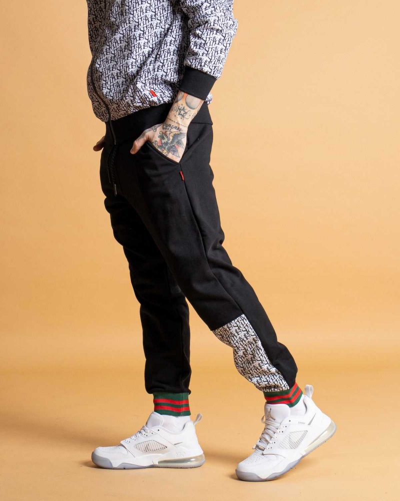 Sprayground Joggers SG ALL DAY PANTS Black | IBGRX8613