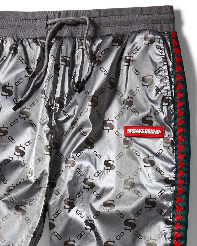 Sprayground Joggers SG LOGO-VSM GLOSSY JOGGERS Grey | YASUW3168