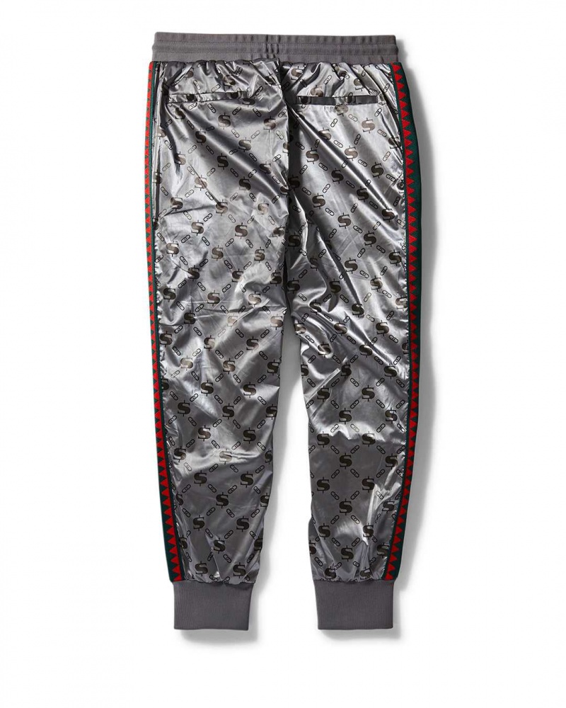 Sprayground Joggers SG LOGO-VSM GLOSSY JOGGERS Grey | YASUW3168