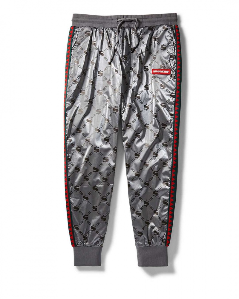 Sprayground Joggers SG LOGO-VSM GLOSSY JOGGERS Grey | YASUW3168