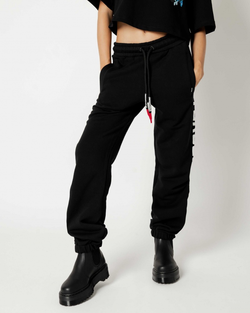 Sprayground Joggers VANDALIZED PEONIES Black | JDQZC9735