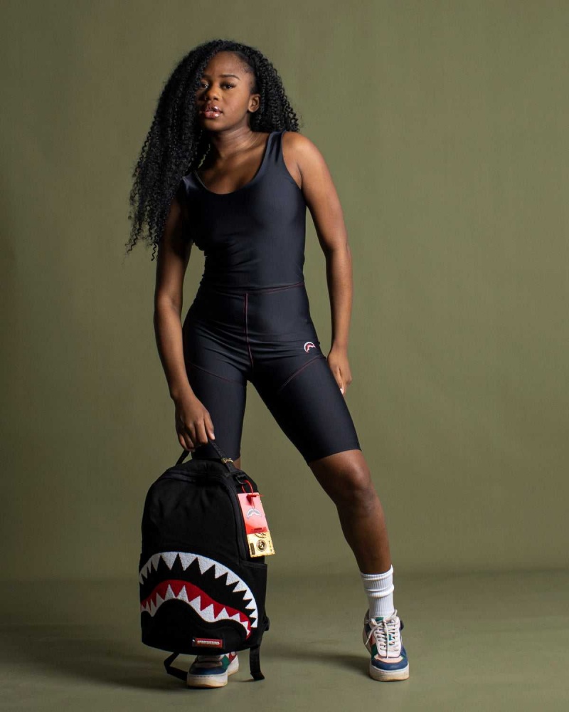 Sprayground Jumpsuit TRAINING SHARK Black | TGIAK2074