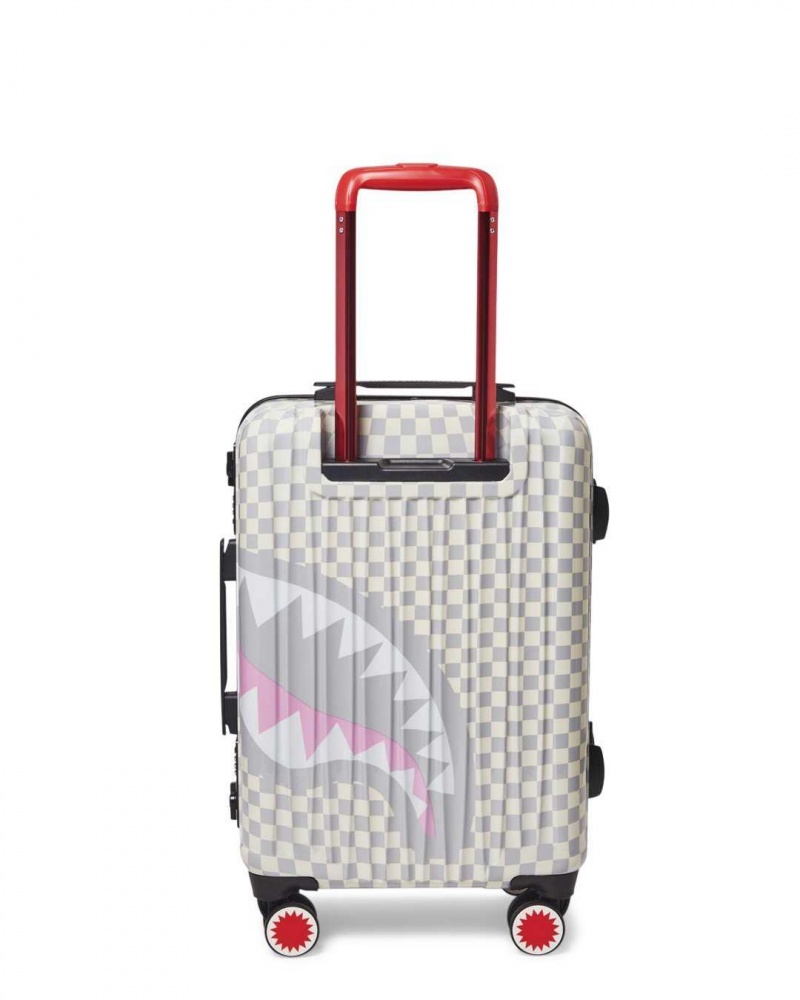 Sprayground Luggage ALL DAY LA PALAIS CARRY-ON LUGGAGE Rose / White | VYHXS5764