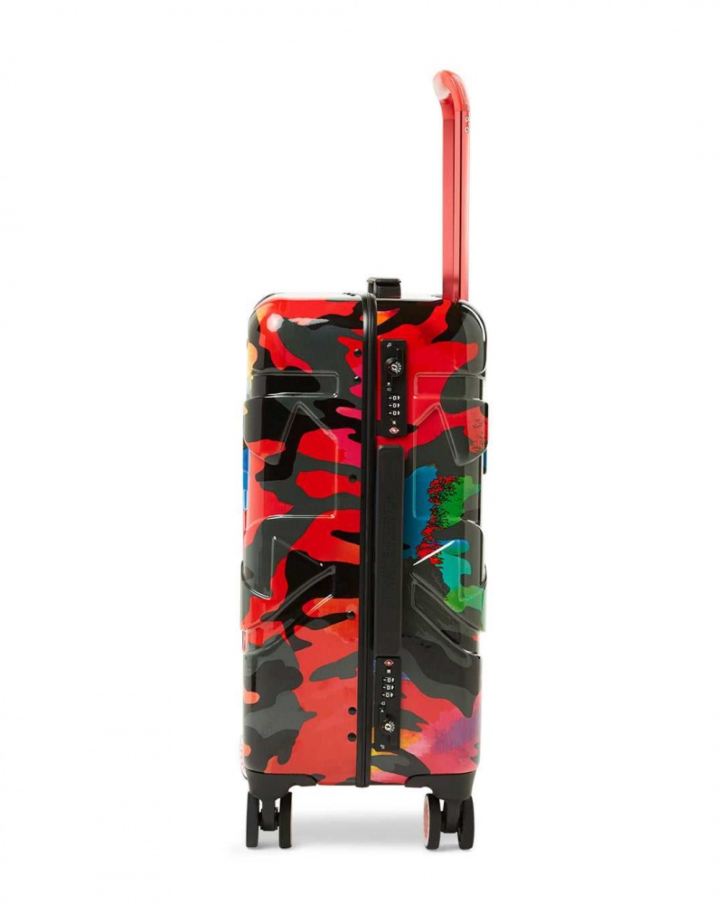 Sprayground Luggage CAMOBURST LUGGAGE Black | OWQCR7106