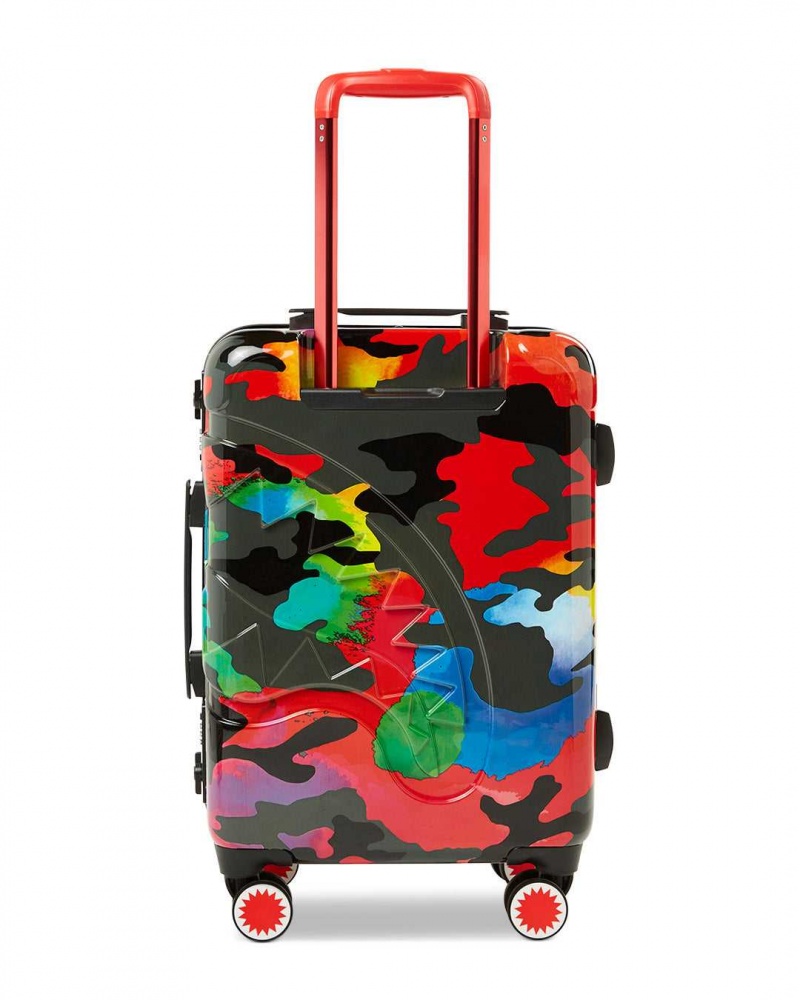 Sprayground Luggage CAMOBURST LUGGAGE Black | OWQCR7106