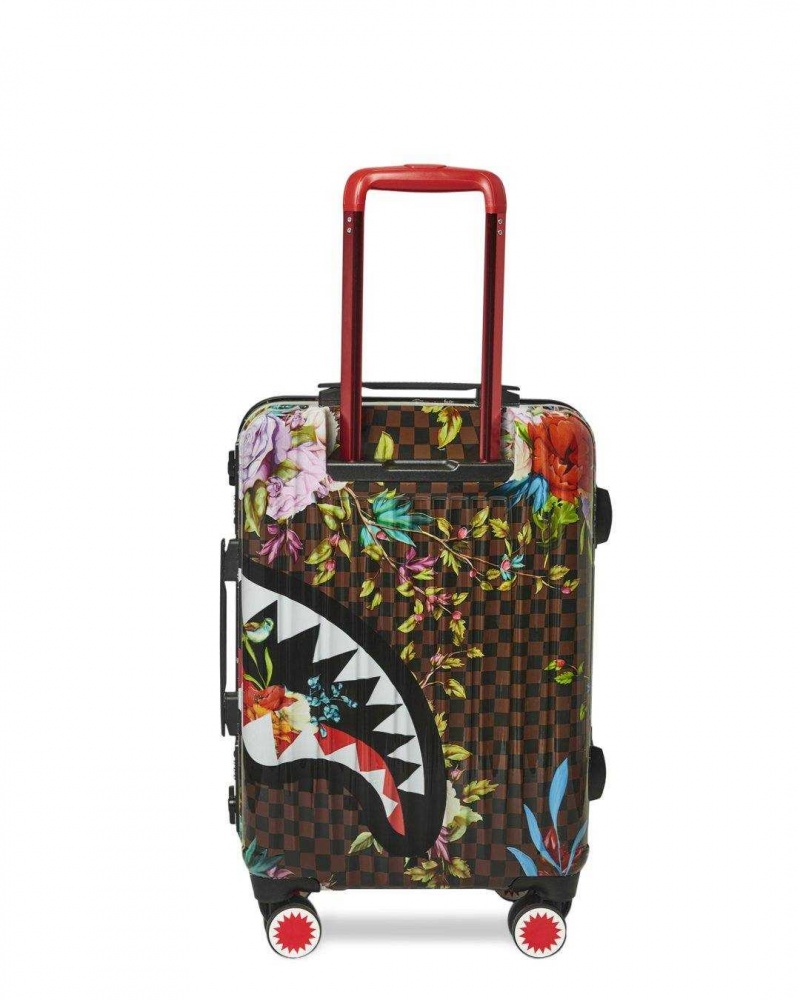 Sprayground Luggage GARDEN OF SHARKS SHARKNAUTICS HARDSHELL CARRY-ON LUGGAGE Multicolor | PCQKI9472