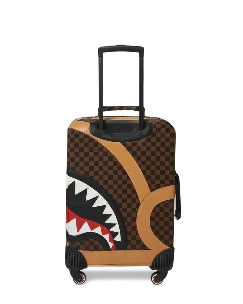 Sprayground Luggage HENNY AIR TO THE THRONE CUT & SEW VEGAN LEATHER CARRY-ON LUGGAGE Multicolor | KVWAP2897