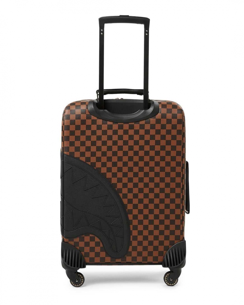 Sprayground Luggage HENNY SIP LOCK LUGGAGE Brown | HJURG5307