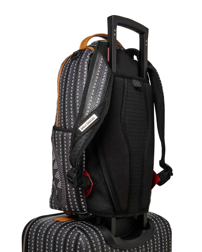 Sprayground Luggage ILLUCHAINS-CARRYON LUGGAGE Black | ZMINK9105