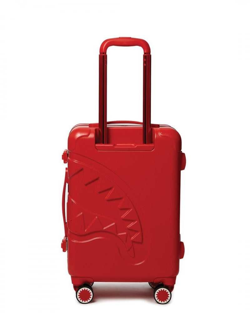 Sprayground Luggage MOLDED SHARK MOUTH CARRY-ON LUGGAGE Red / Red | XTUMS1902