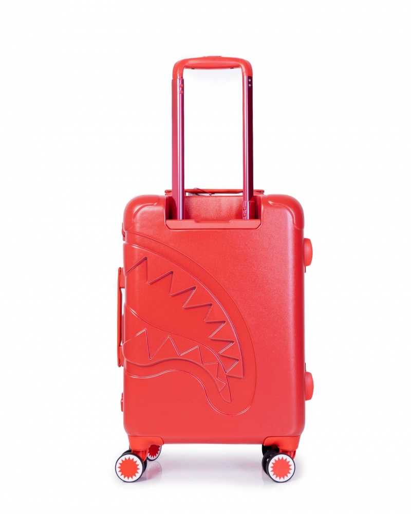 Sprayground Luggage MOLD ED CARRY-ON LUGAGGE Red / Red | WTXAN0637