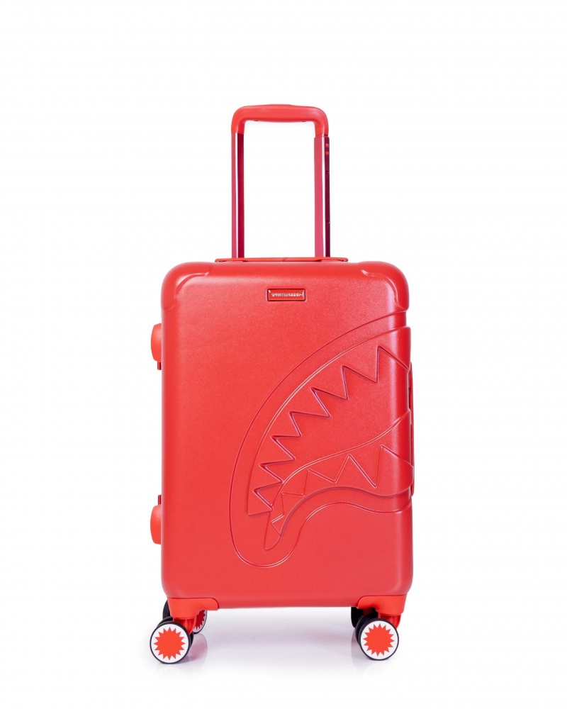 Sprayground Luggage MOLD ED CARRY-ON LUGAGGE Red / Red | WTXAN0637